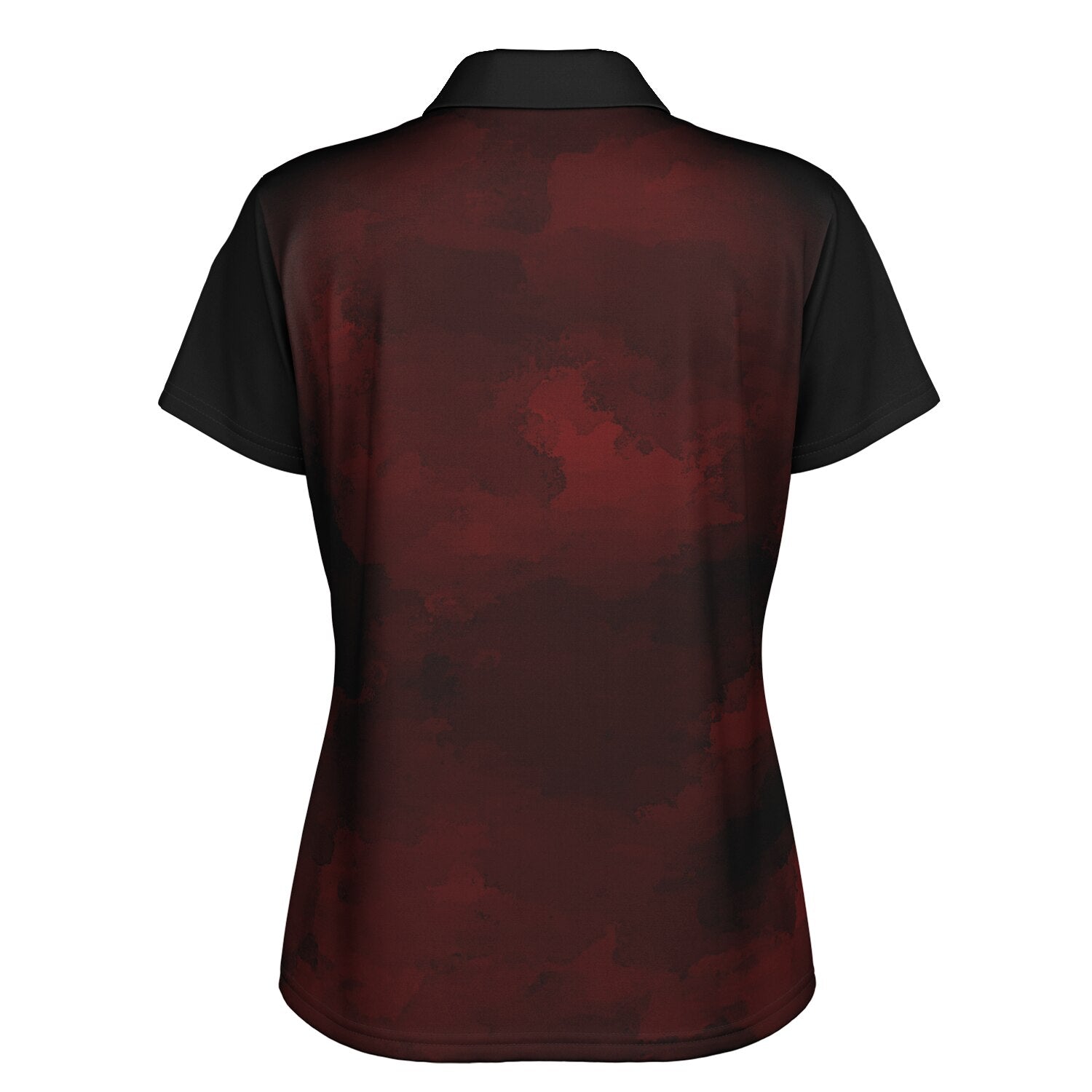 Jiffy Lube Black and Maroon Women's Polo Shirt Design 2