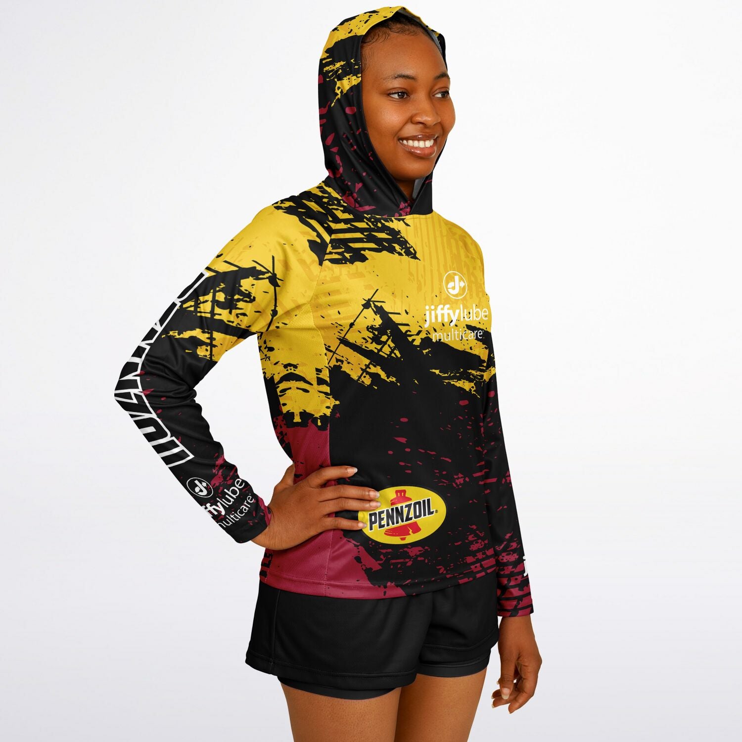 Jiffy Lube Pennzoil Collab Women's Performance Shirt Hoodie