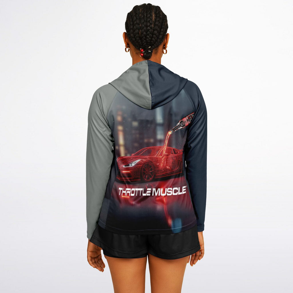 FX805 Women's Long Sleeve Hooded Performance Shirt