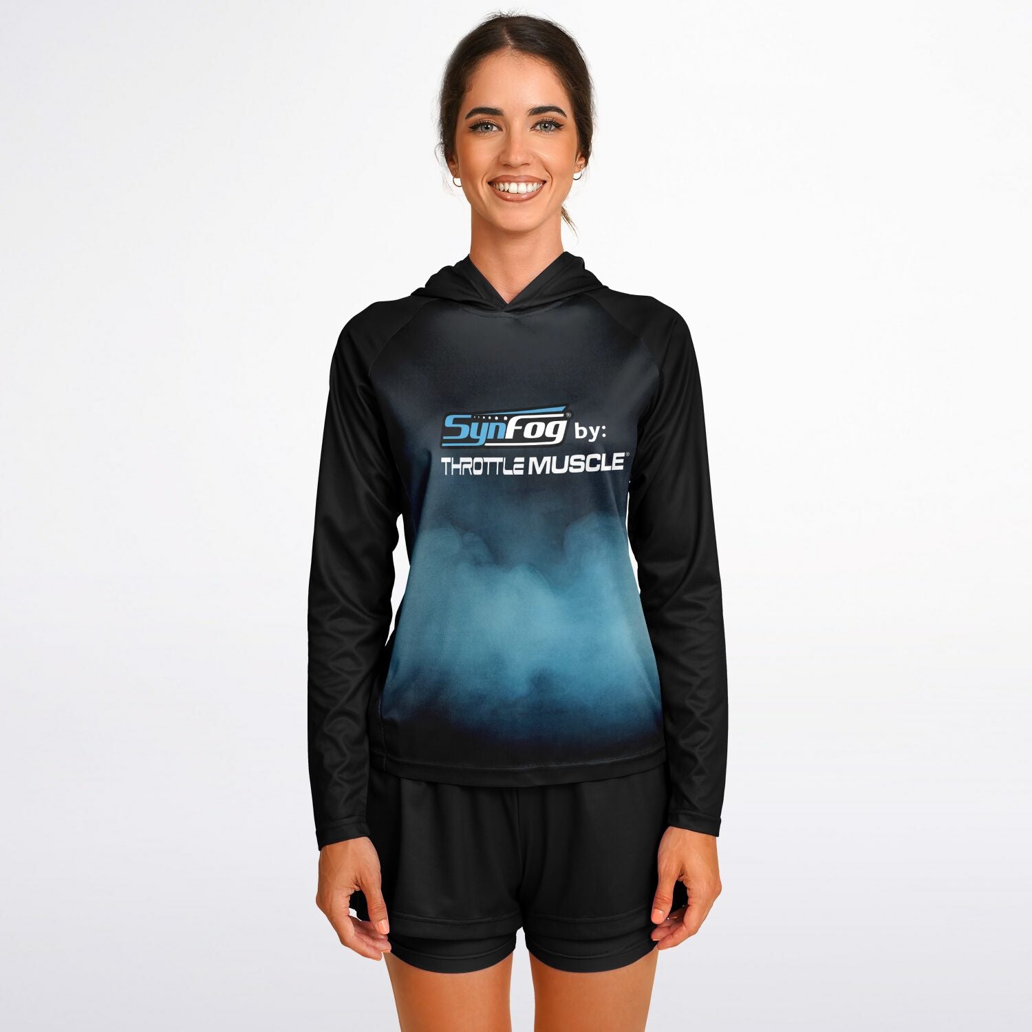 SynFog Women's Long Sleeve Hooded Performance Shirt