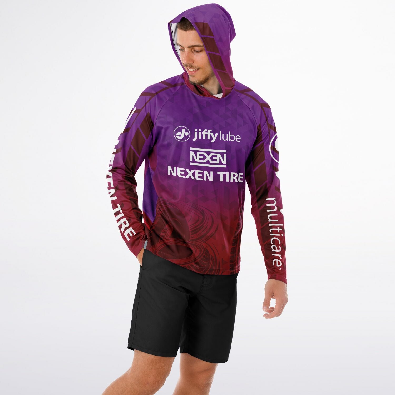 Jiffy Lube Nexen Collab Men's Performance Shirt Hoodie