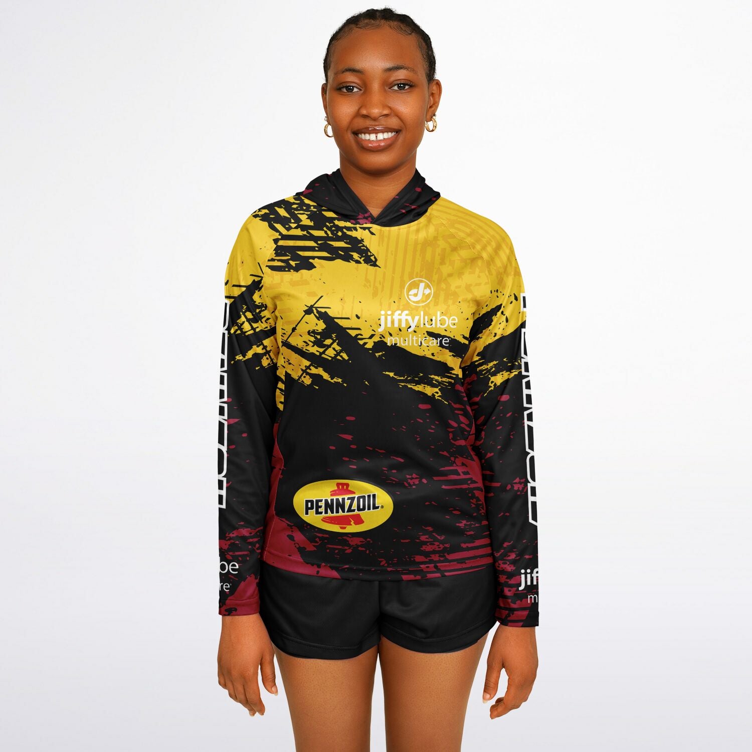 Jiffy Lube Pennzoil Collab Women's Performance Shirt Hoodie