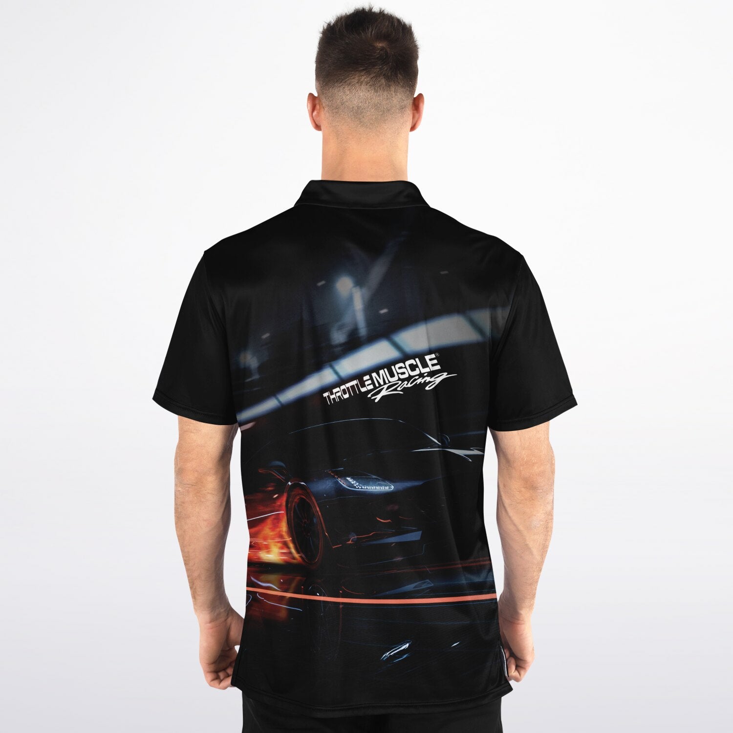 Throttle Muscle Racing Men's Polo Shirt