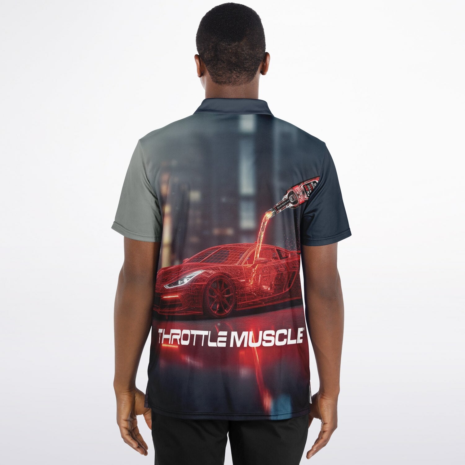 FX805 by Throttle Muscle Branded Men's Performance Polo Shirt