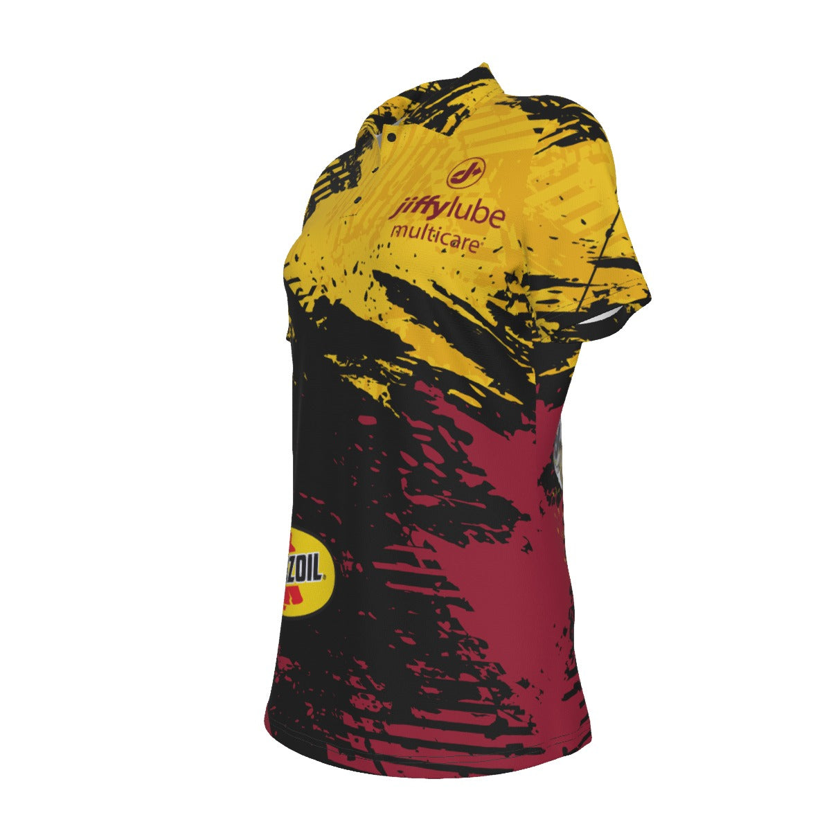 Jiffy Lube Women's Pennzoil All-Over Print Women's UV Protection POLO Shirt