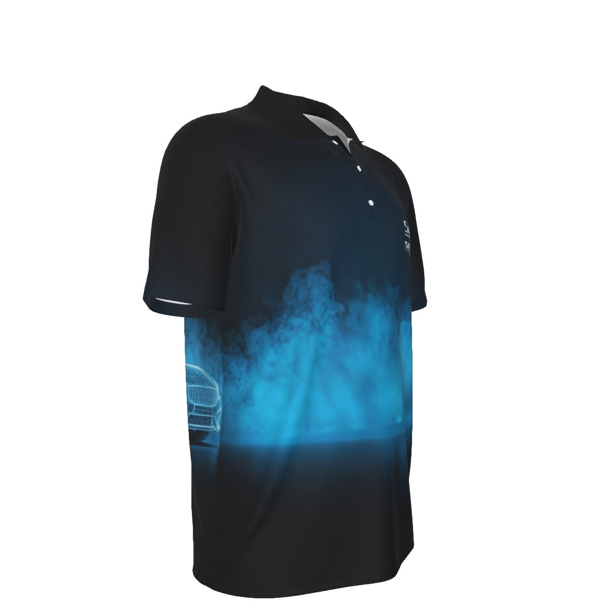 Throttle Muscle Men's SynFog All-Over Print Men's UV Protection POLO Shirt