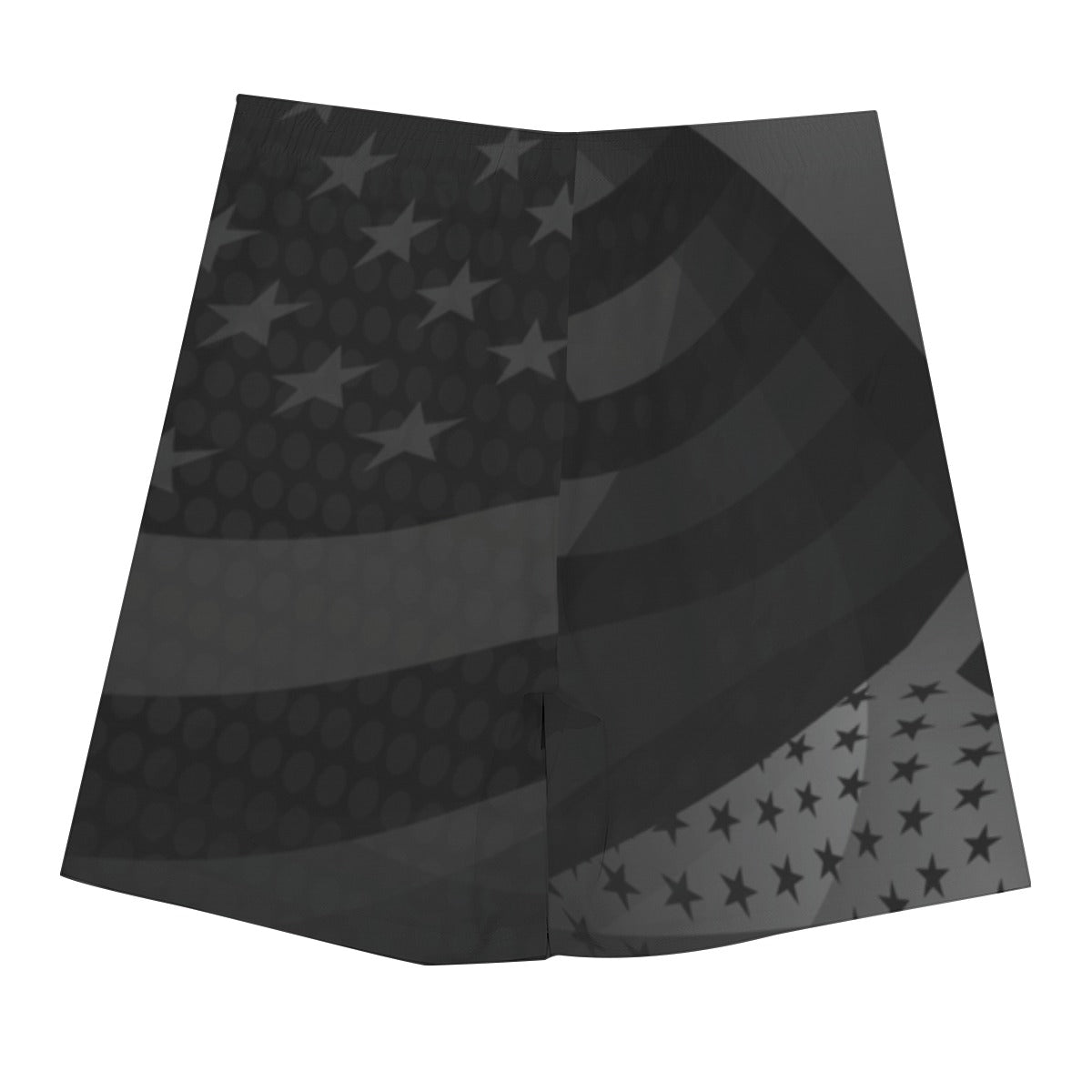 All-Over Print Men's Beach Shorts With Elastic Waist