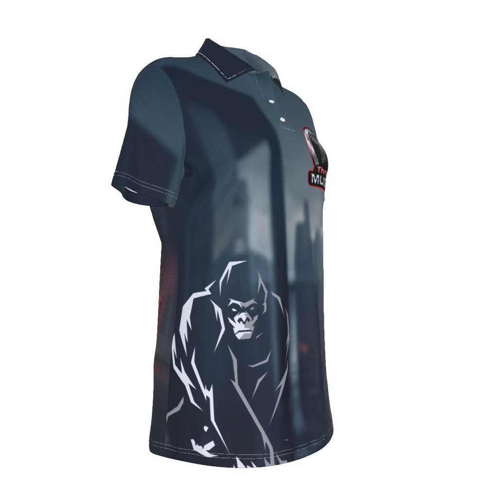 Throttle Muscle Women's FX805 All-Over Print Women's UV Protection POLO Shirt