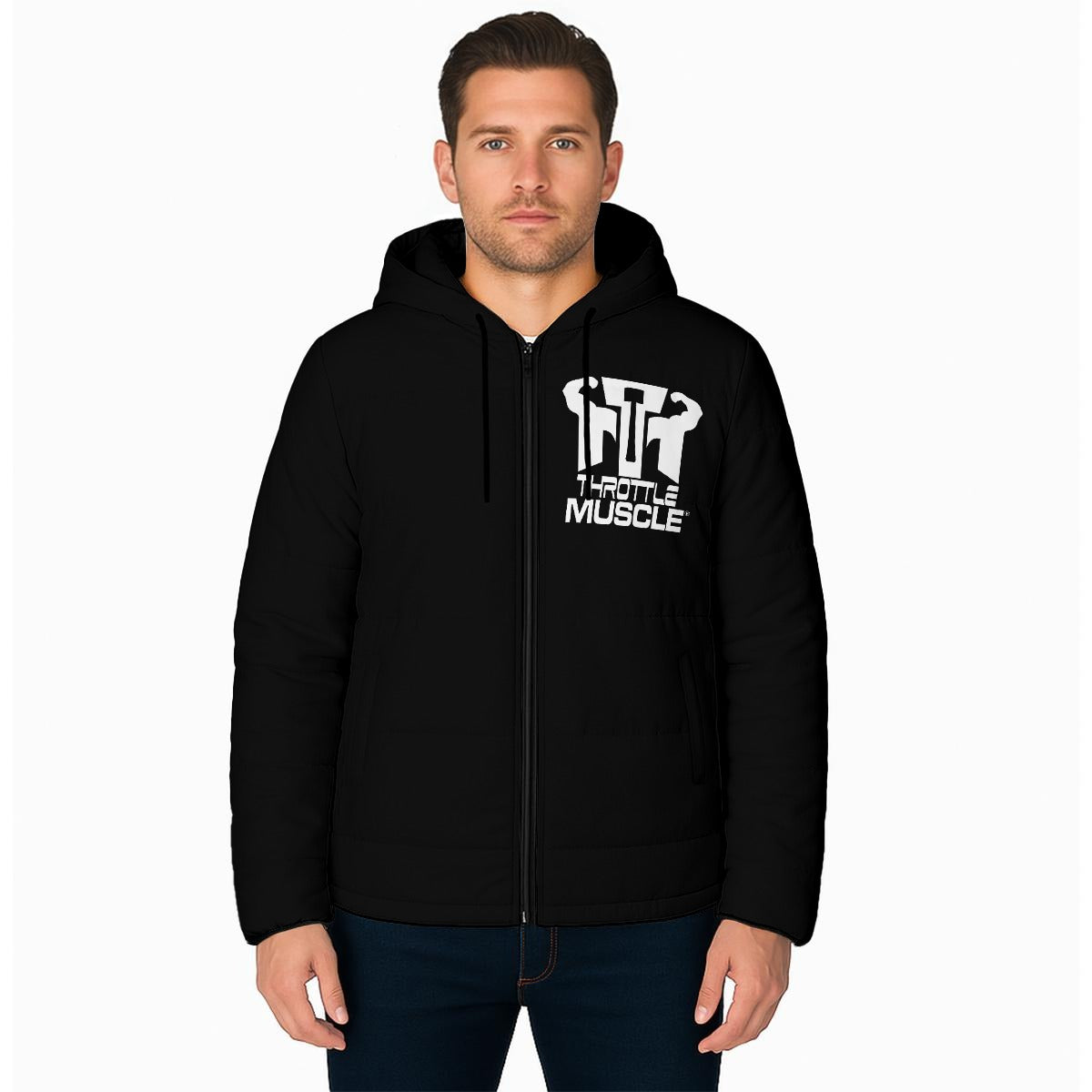 Throttle Muscle Light Weight Cotten-Padded Jacket - Women and Men's sizes