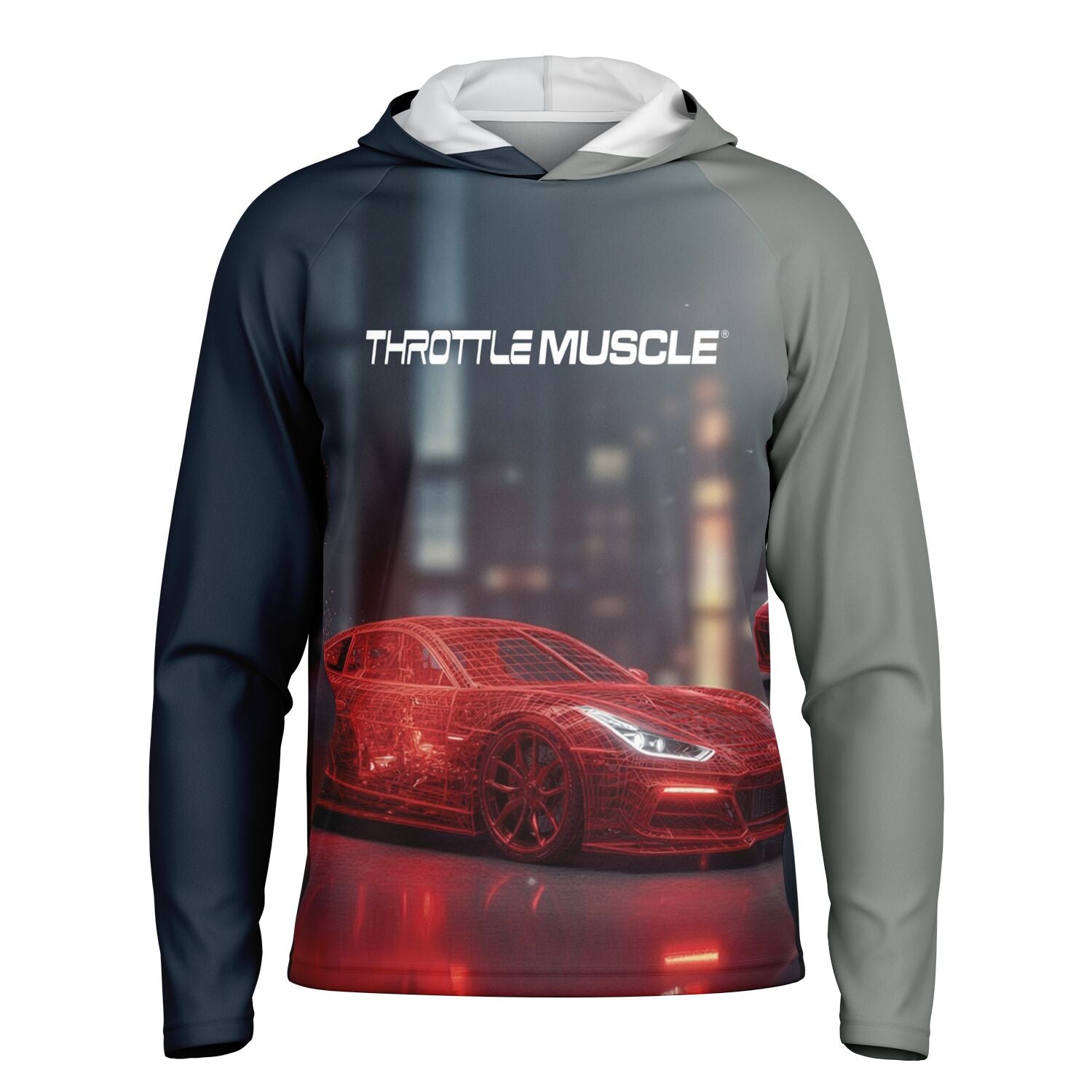 FX805 Men's Long Sleeve Hooded Performance Shirt