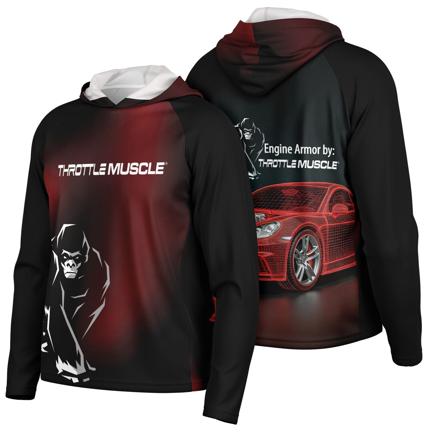 Engine Armor Men's Performance Shirt Hoodie