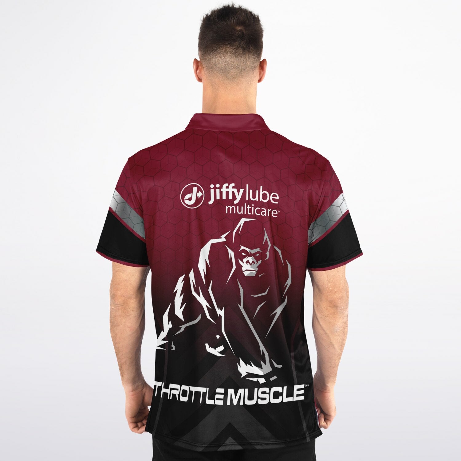 Jiffy Lube Throttle Muscle Collab Men's Polo Shirt