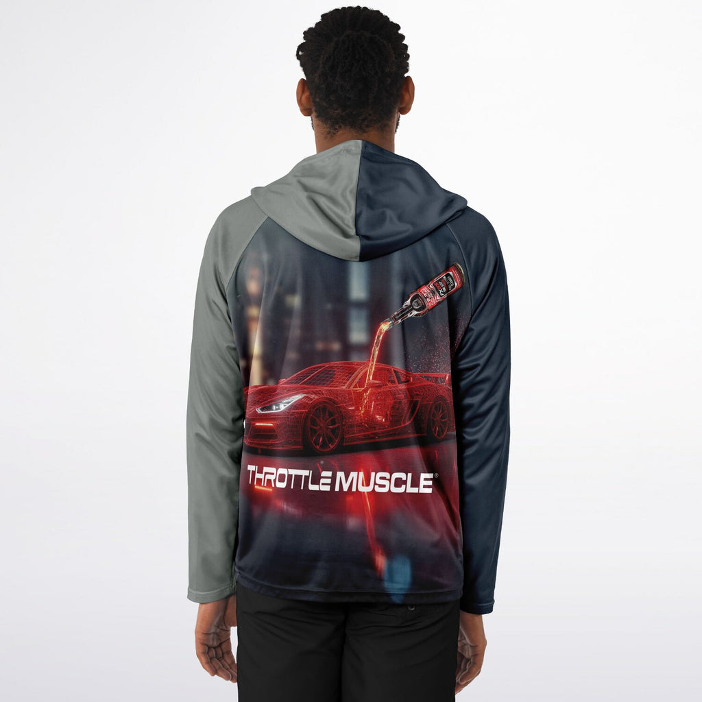 FX805 Men's Long Sleeve Hooded Performance Shirt