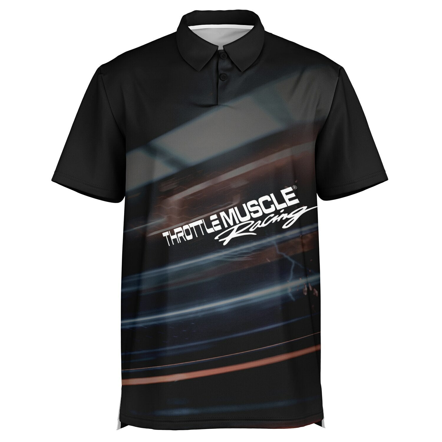 Throttle Muscle Racing Men's Polo Shirt