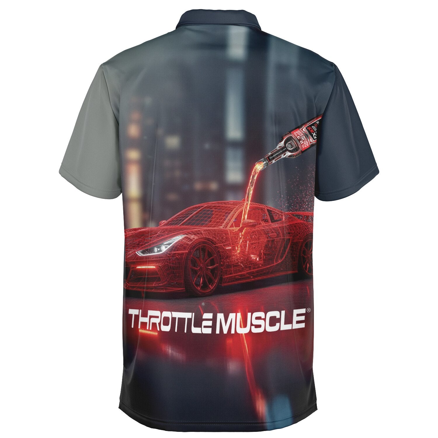 FX805 by Throttle Muscle Branded Men's Performance Polo Shirt