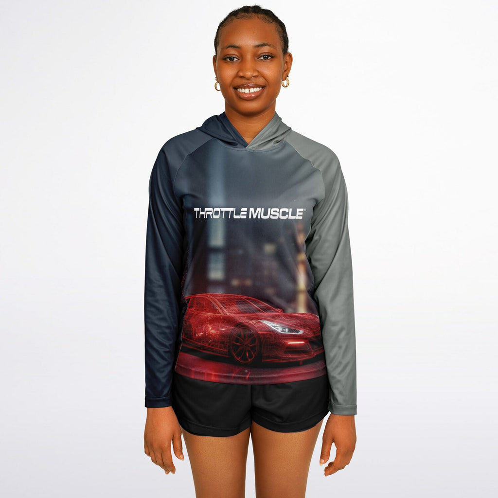 FX805 Women's Long Sleeve Hooded Performance Shirt