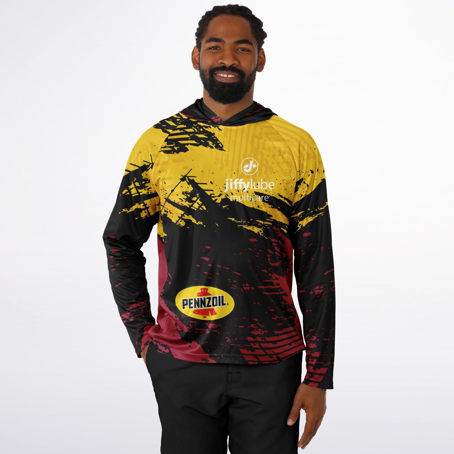 Jiffy Lube Pennzoil Collab Men's Performance Shirt Hoodie