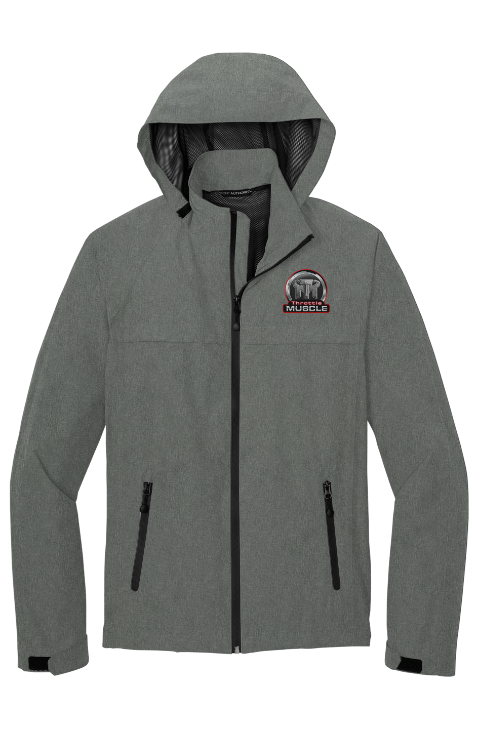 Torrent Waterproof Jacket Throttle Muscle Branded with Hood
