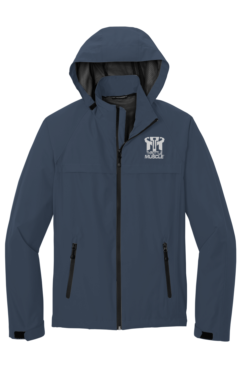 Torrent Waterproof Jacket Throttle Muscle Branded with Hood