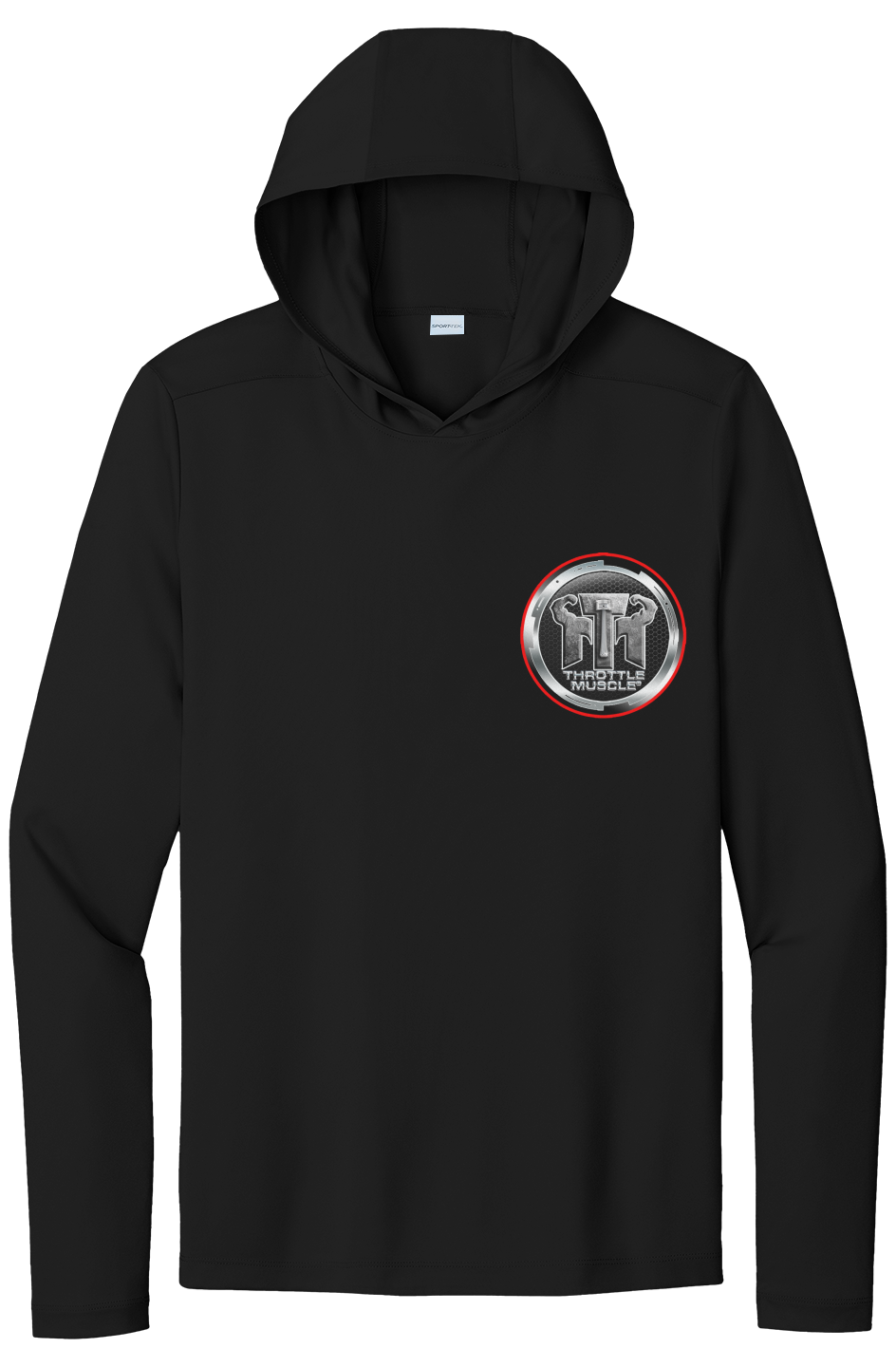 Posi UV Pro Hoodie Lightweight T-Shirt Type Throttle Muscle Branded