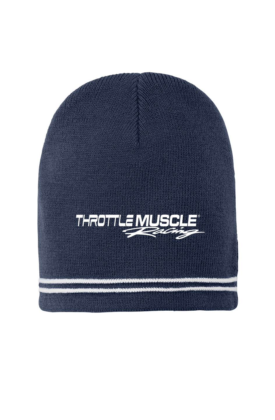 Spectator Beanie Throttle Muscle Racing Embroidered 
