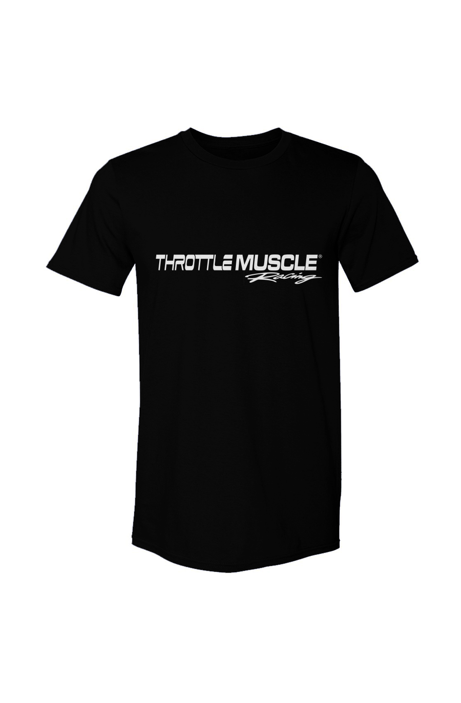Crewneck Tee Throttle Muscle Racing and Gorilla