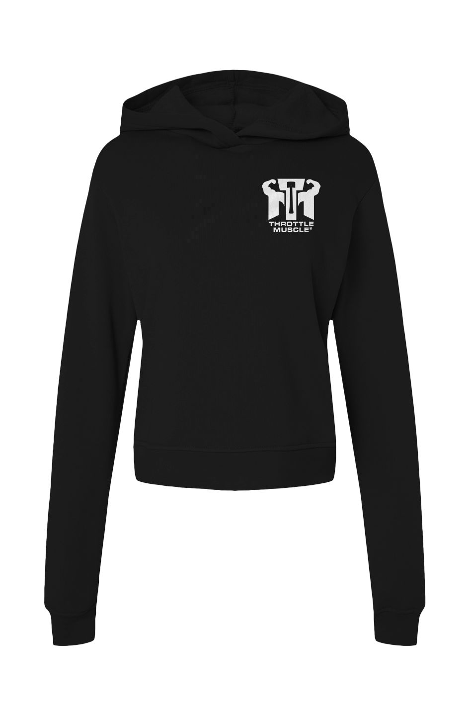 Womens Classic Hoodie Sweatshirt Throttle Muscle and Gorilla