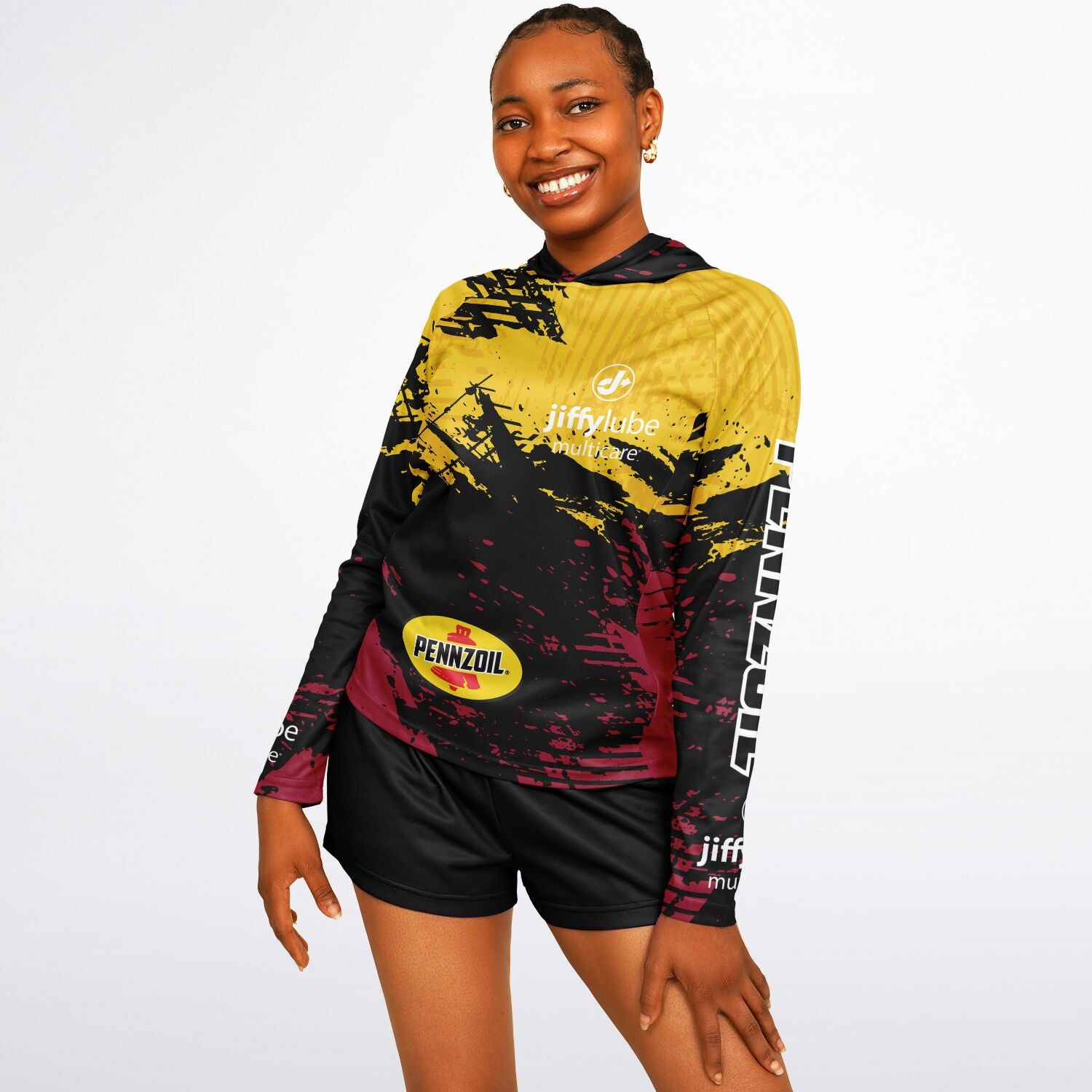 Jiffy Lube Pennzoil Collab Women's Performance Shirt Hoodie