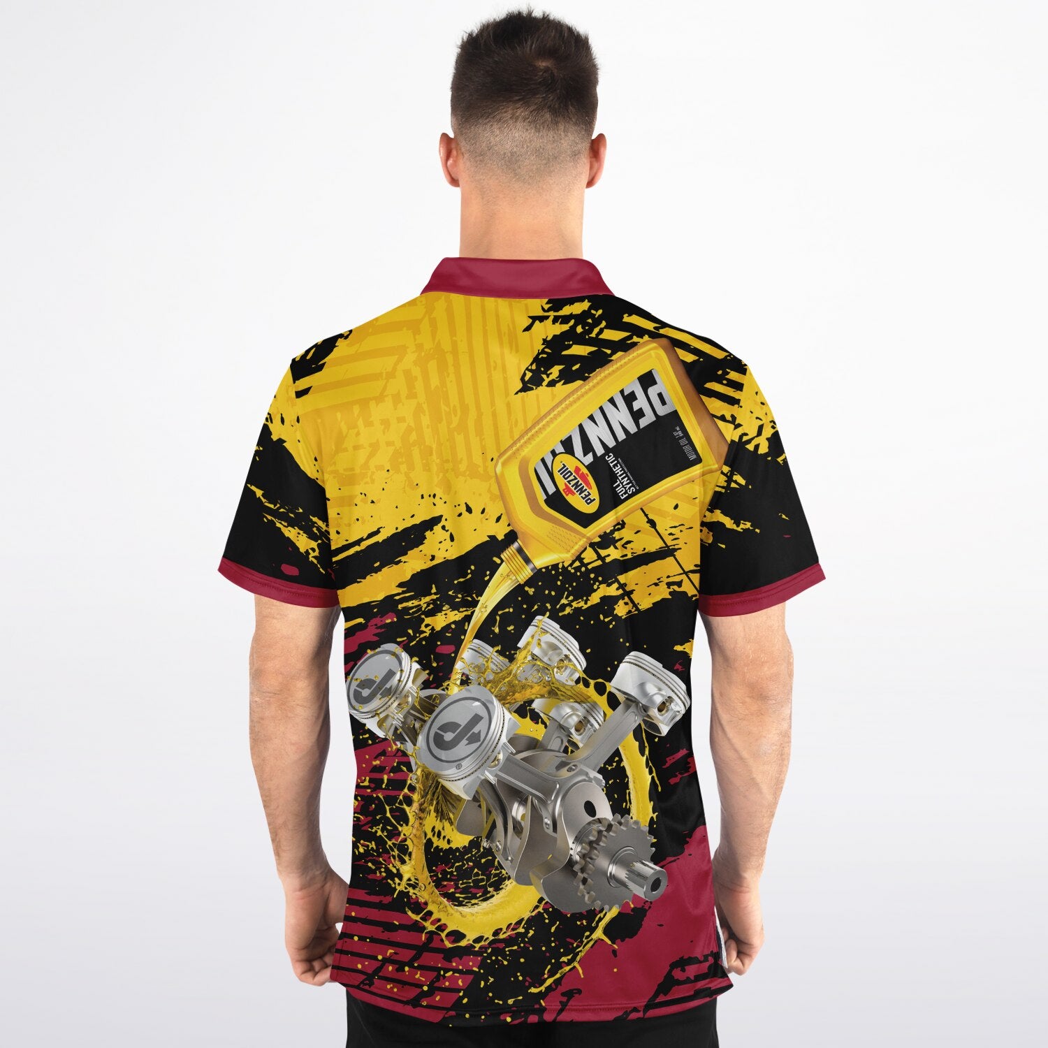 Jiffy Lube Pennzoil Collab Men's Polo Shirt