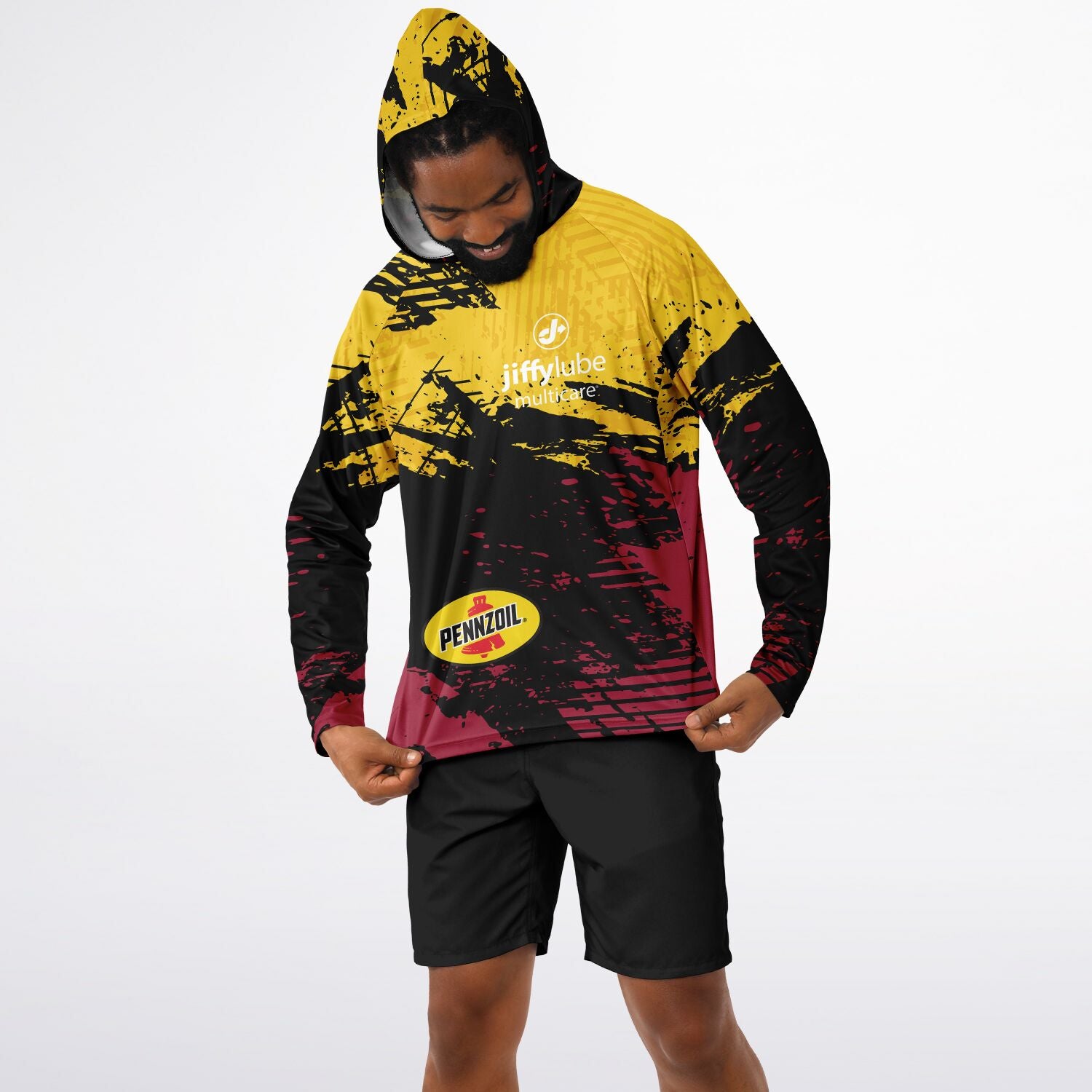 Jiffy Lube Pennzoil Collab Men's Performance Shirt Hoodie