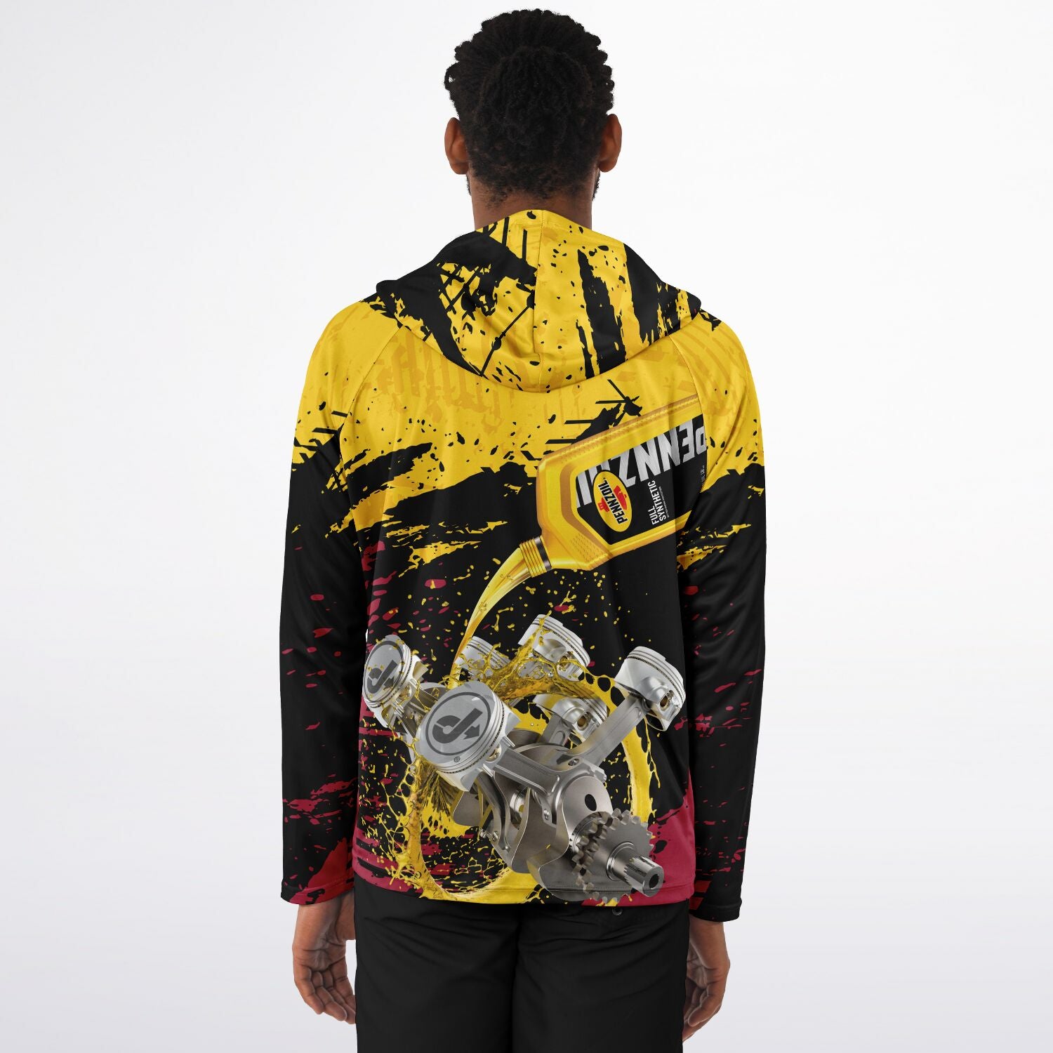 Jiffy Lube Pennzoil Collab Men's Performance Shirt Hoodie