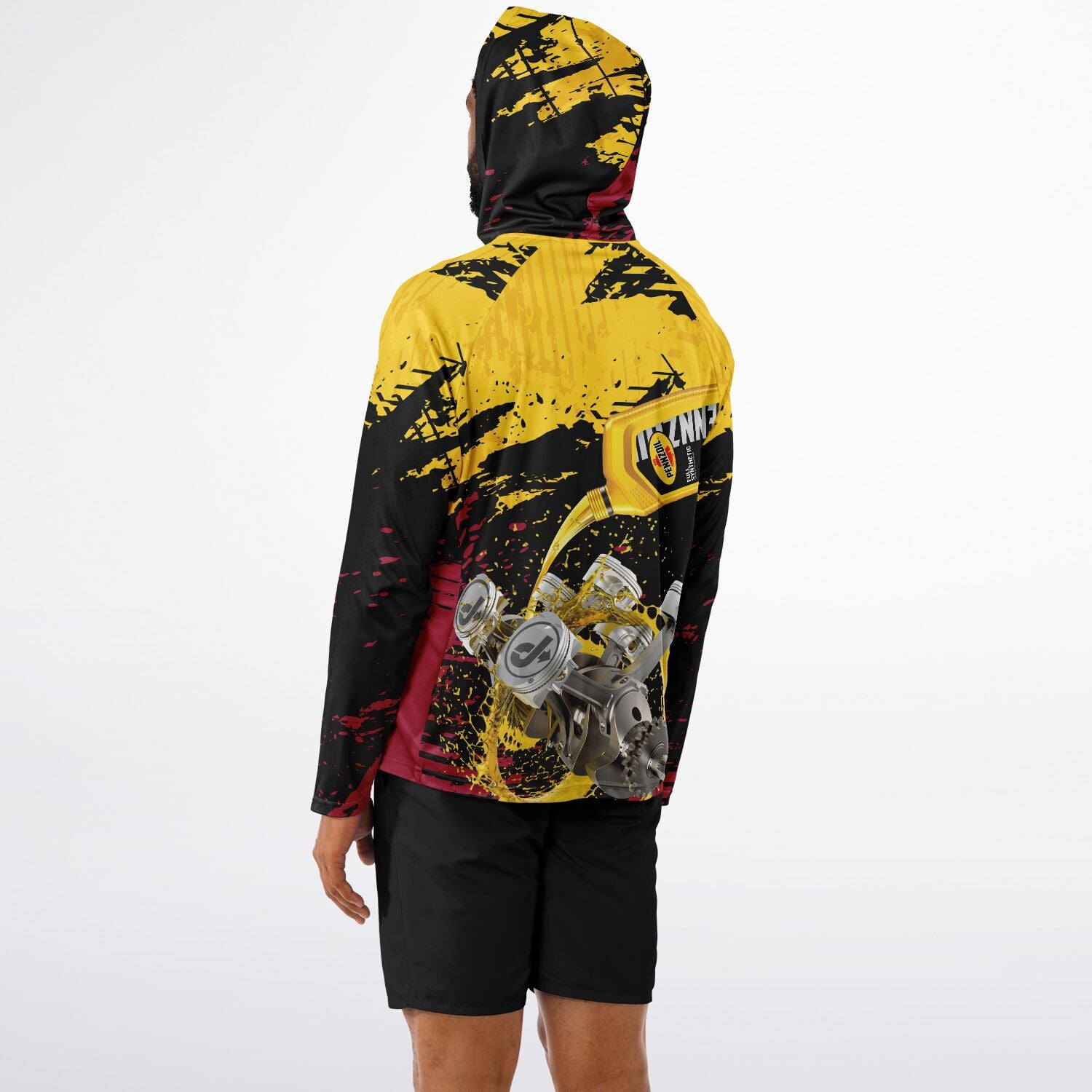 Jiffy Lube Pennzoil Collab Men's Performance Shirt Hoodie