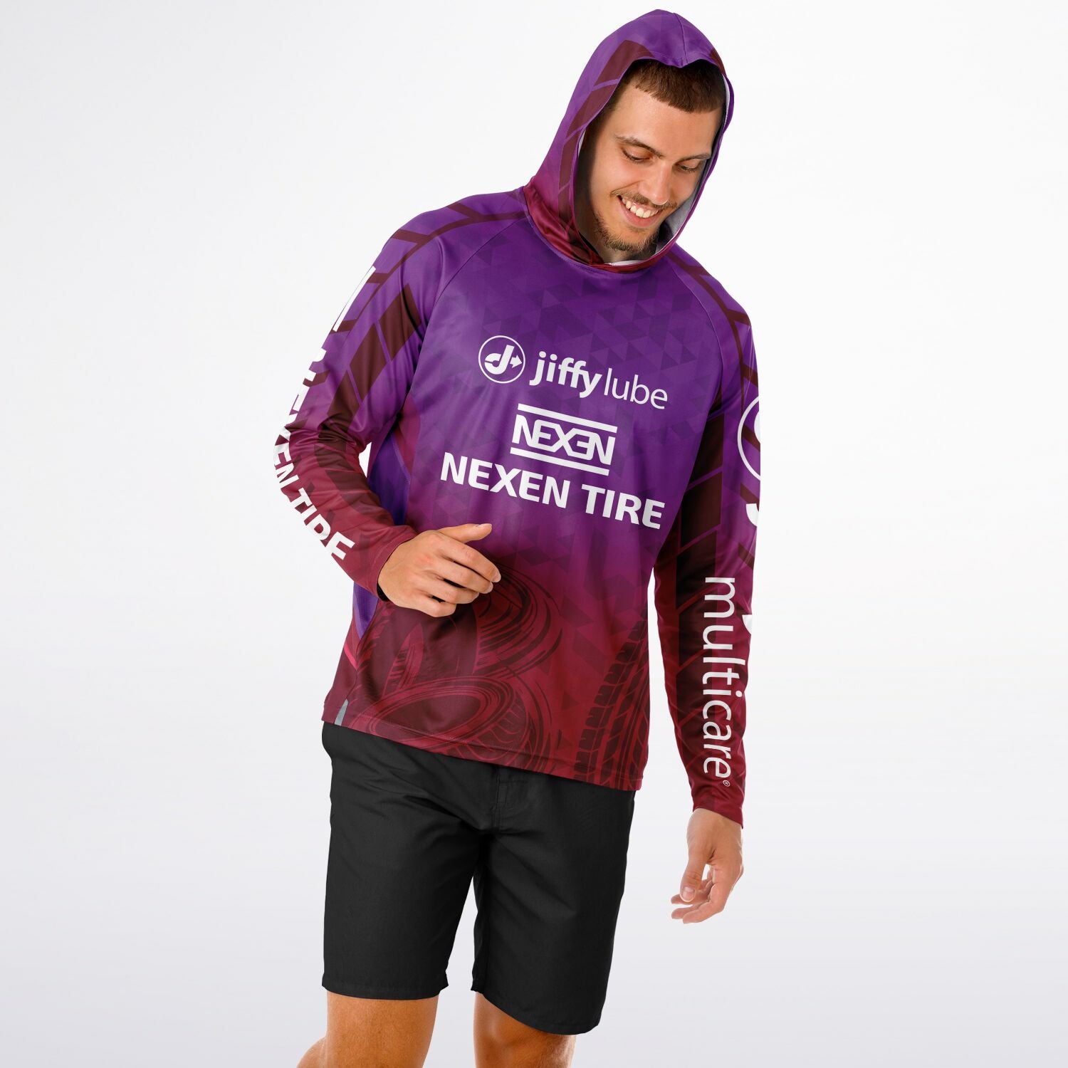 Jiffy Lube Nexen Collab Men's Performance Shirt Hoodie