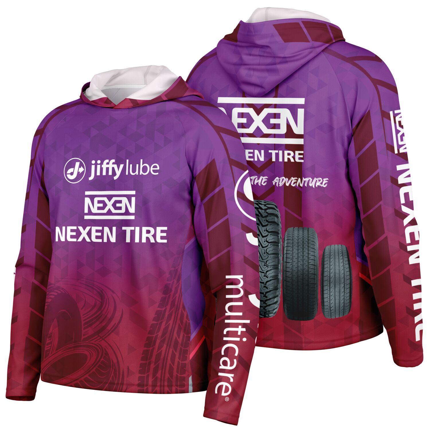 Jiffy Lube Nexen Collab Men's Performance Shirt Hoodie