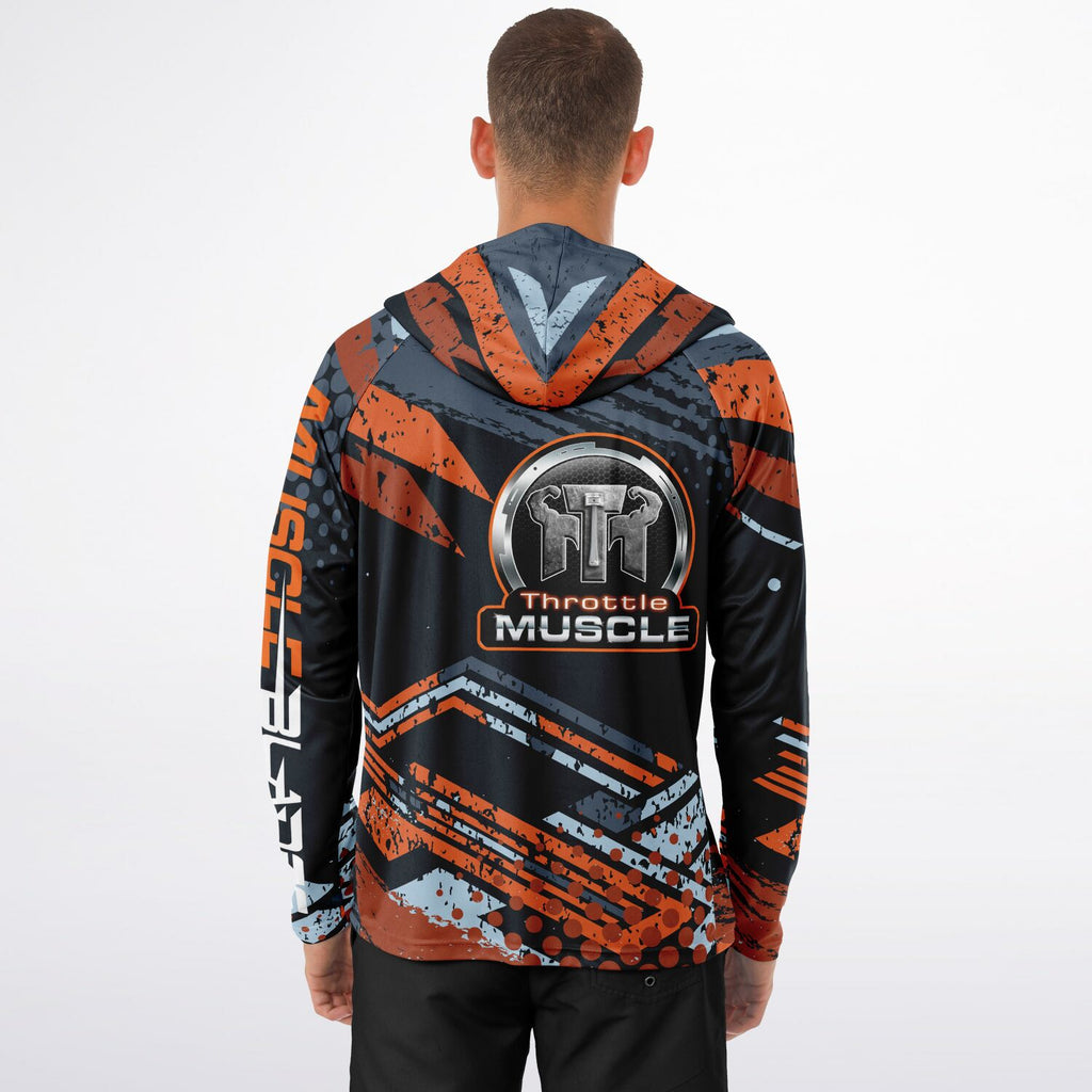 Throttle Muscle Muscle Blades Branded Men's Performance Shirt Hoodie