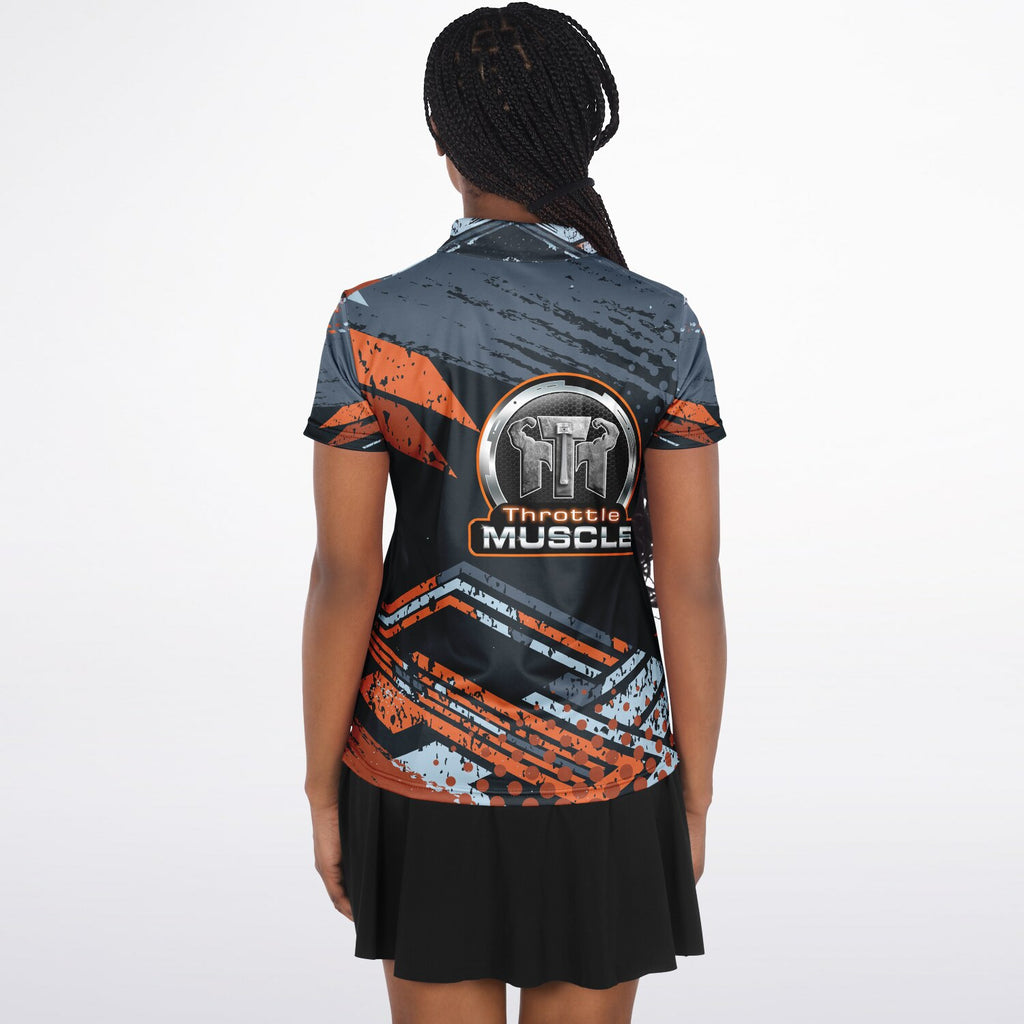 Throttle Muscle Muscle Blades Branded Women's Polo