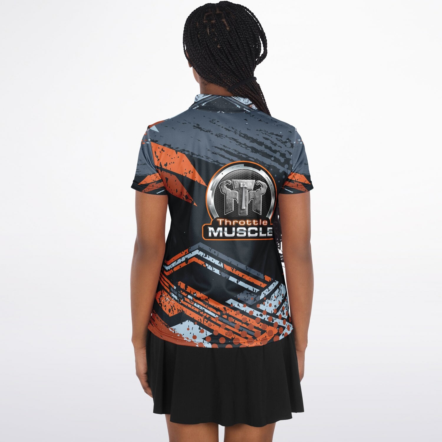 Throttle Muscle Muscle Blades Branded Women's Polo