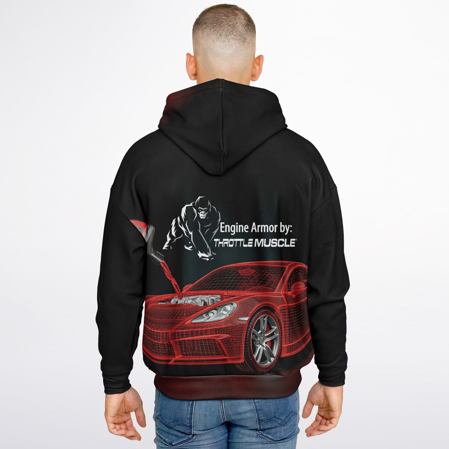 Engine Armor Men's and Women's Heavyweight Oversized Hoodie