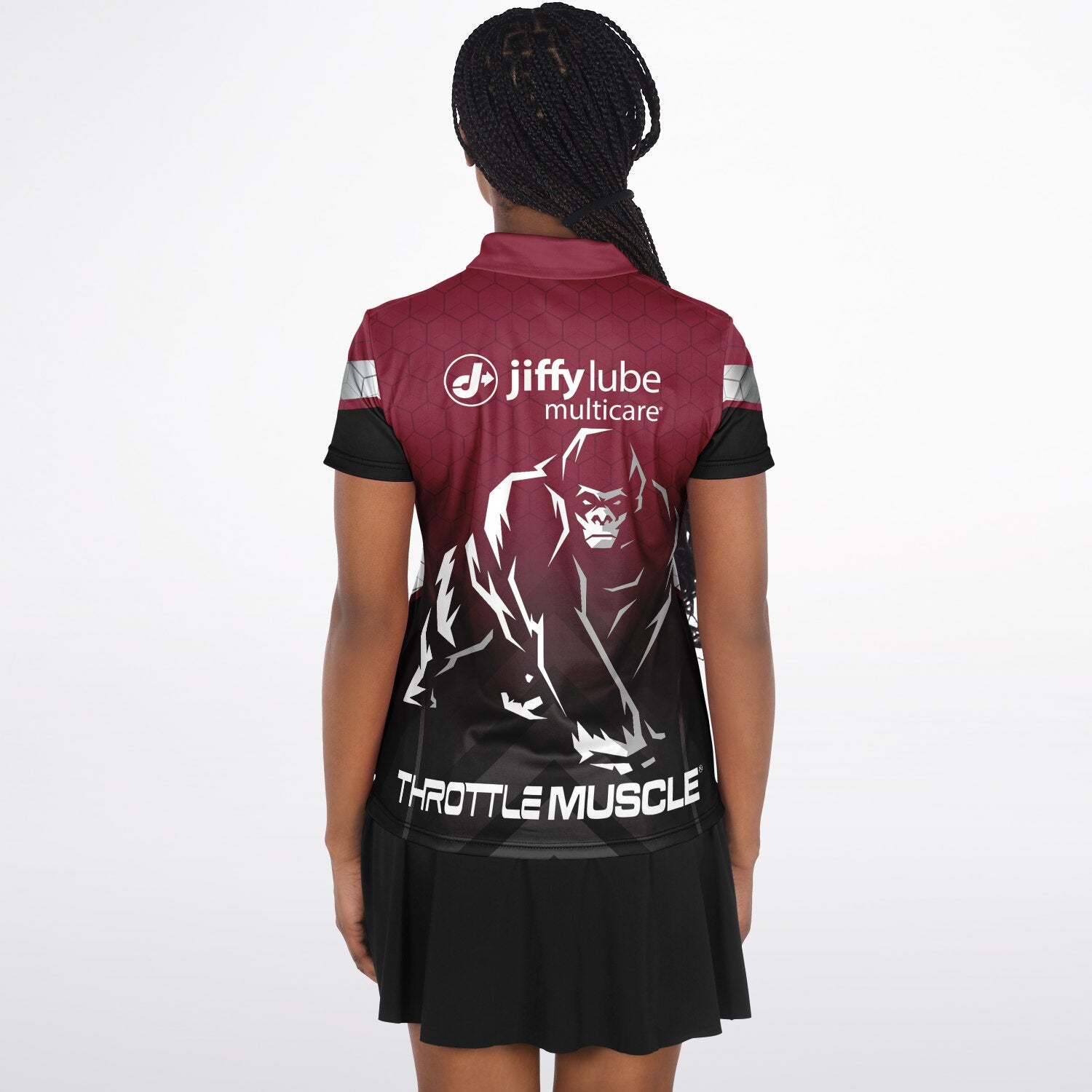 Jiffy Lube Throttle Muscle Collab Women's Polo Shirt