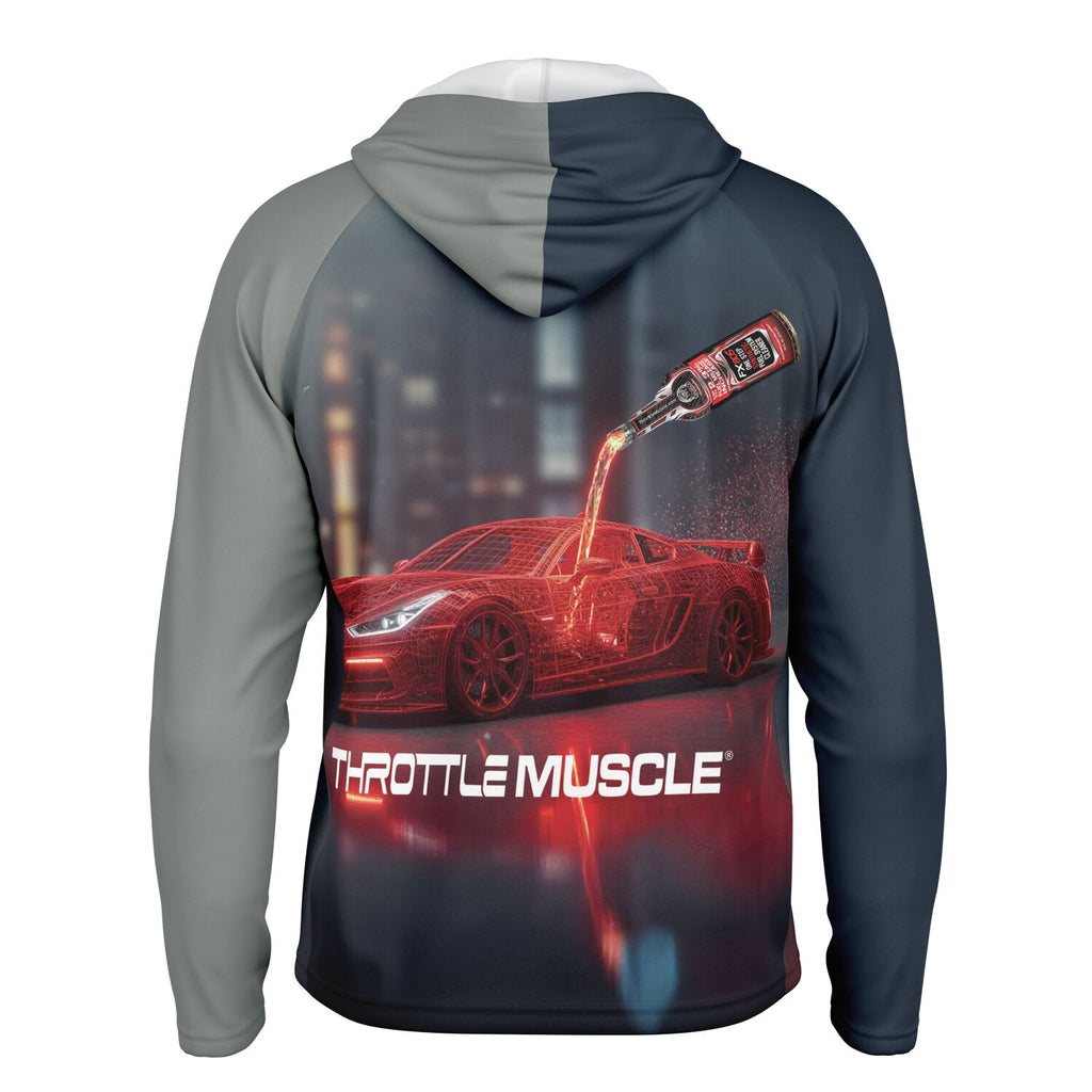 FX805 Men's Long Sleeve Hooded Performance Shirt