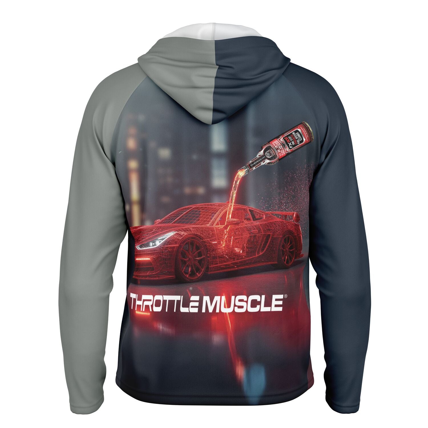 FX805 Men's Long Sleeve Hooded Performance Shirt