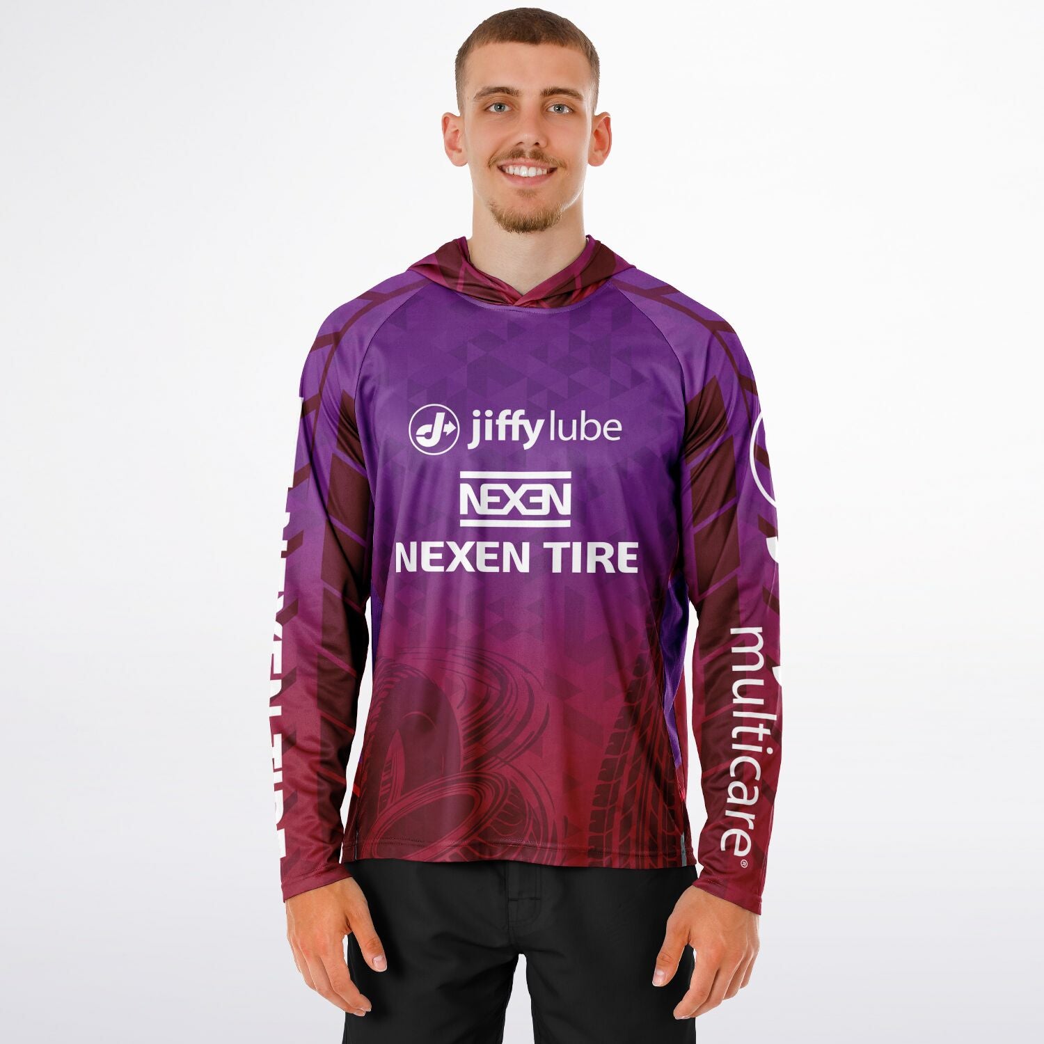 Jiffy Lube Nexen Collab Men's Performance Shirt Hoodie