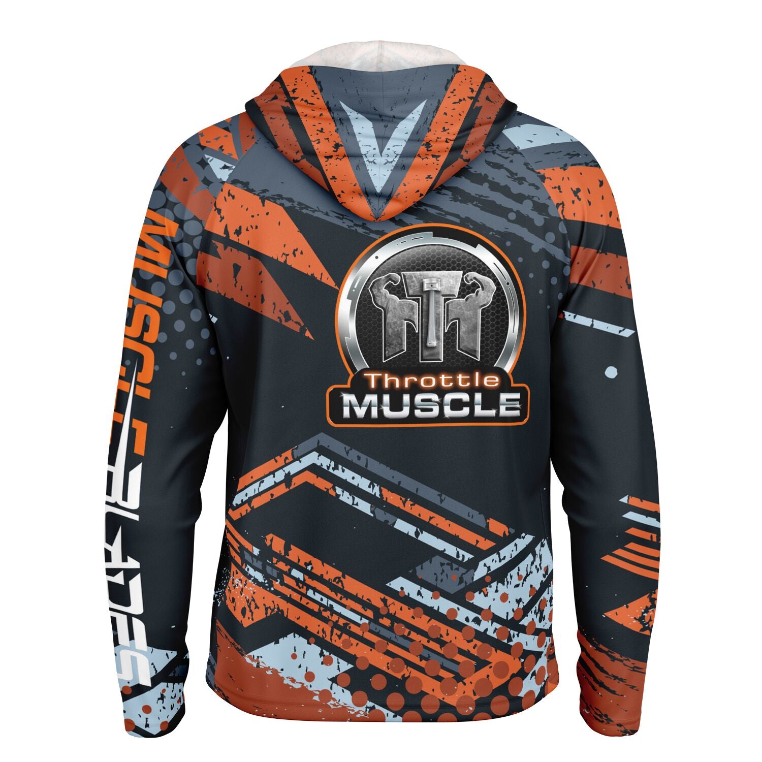 Throttle Muscle Muscle Blades Branded Men's Performance Shirt Hoodie
